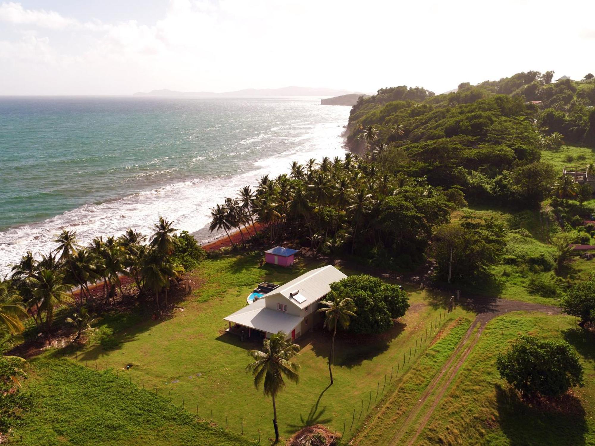Maison D'O Baie De Saint-Jacques, Sur Une Plage Sauvage Sainte-Marie Extérieur photo